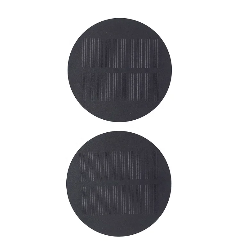 Manufacturing Unit Cell Monocrystalline Potovoltaic Panel Circle Design Printable Solar Panel 5v Mini Solar Panel 6v 80ma Round
