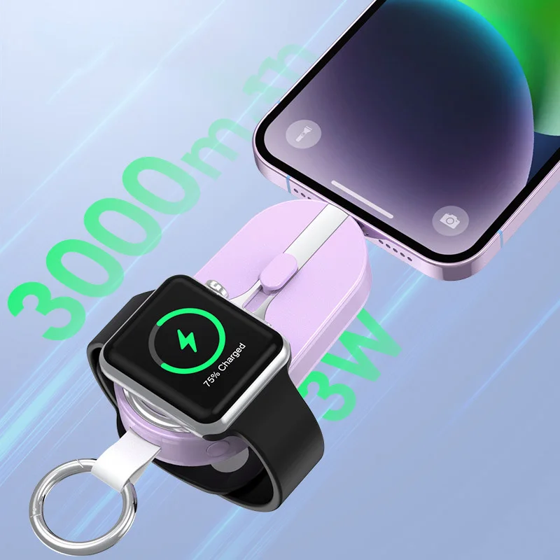 2024 Trends Portable Solar Mini keychain emergency charging powerbanks wireless carry-on ultra-thin emergency mobile power bank