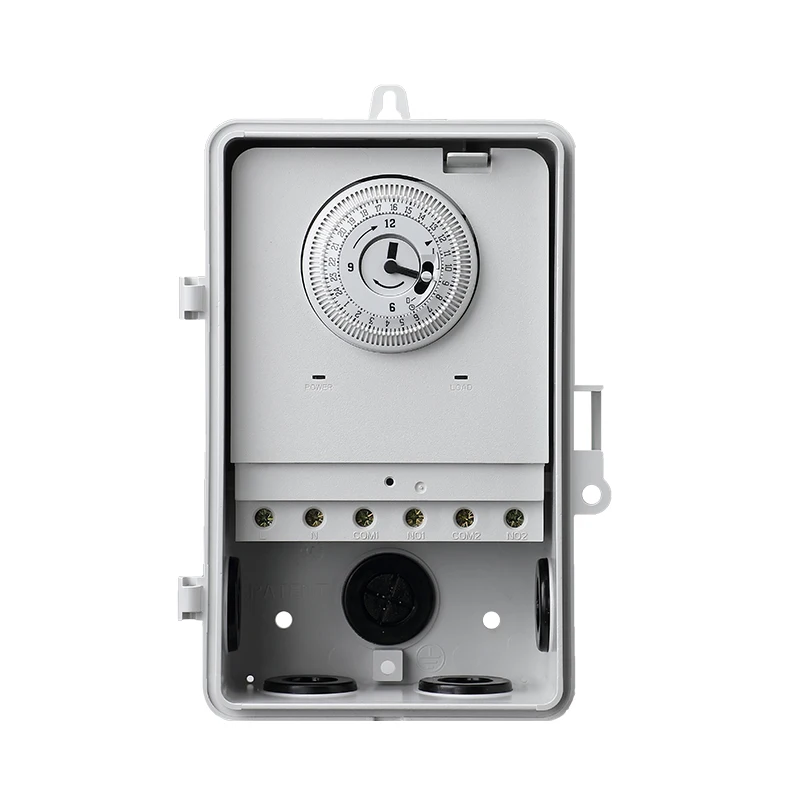 40-Amp Indoor/Outdoor Timer Metal Box Smart Switch, Direct Wire, 120-277VAC, for Pools, Pumps, Patio Lights, AC Units