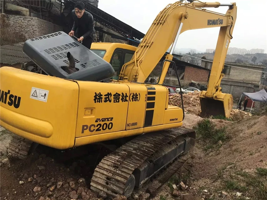 Используемый лидер продаж высококачественный японский экскаватор komatsu pc200-6 ПК 200 200-6 шт. продажа по низкой цене