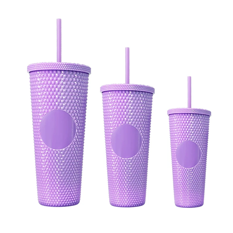 Custom 600ML Fish Scale Sports Water Bottle Straw Trendy High Appearance Level Plastic Boiling Water Drinking Featuring Logo