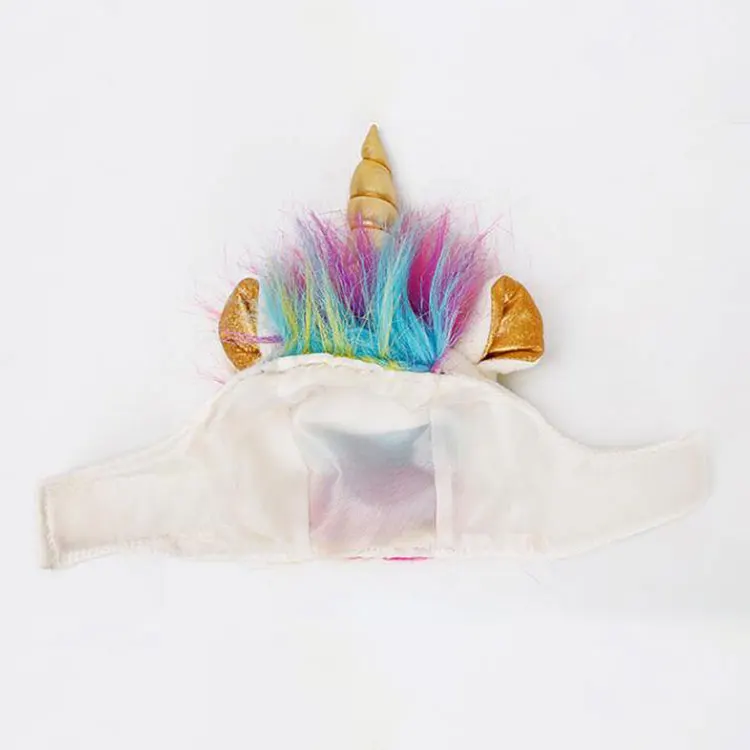 
Halloween Festival Cat Dog Unicorn Hat Cosplay Mane Cap 