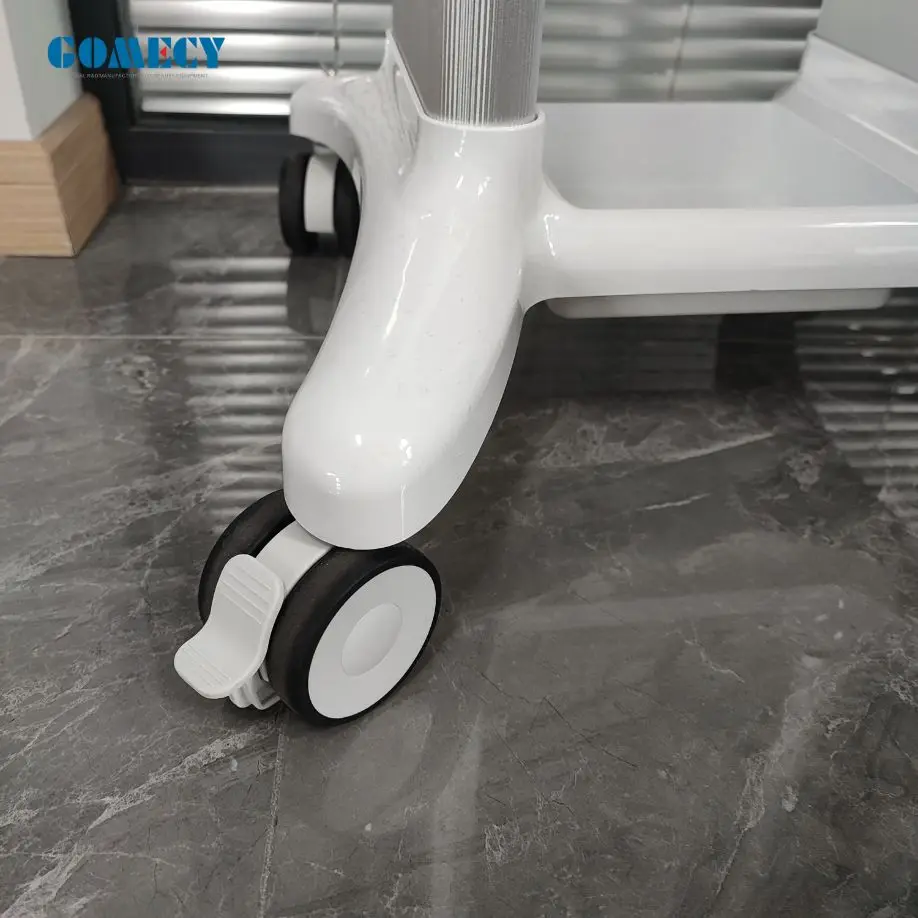 Movable cart trolley with 4 wheels display beauty center cart fat removal for pico laser ipl or nail drilling devices