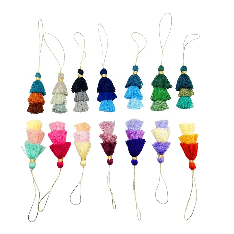 Высококачественные цветные кисточки с бахромой