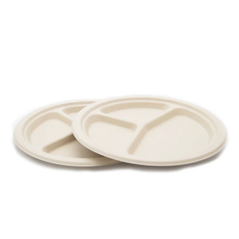 Одноразового использования Эко-дружественных Одноразовые Бамбуковые тарелки для вечеринки