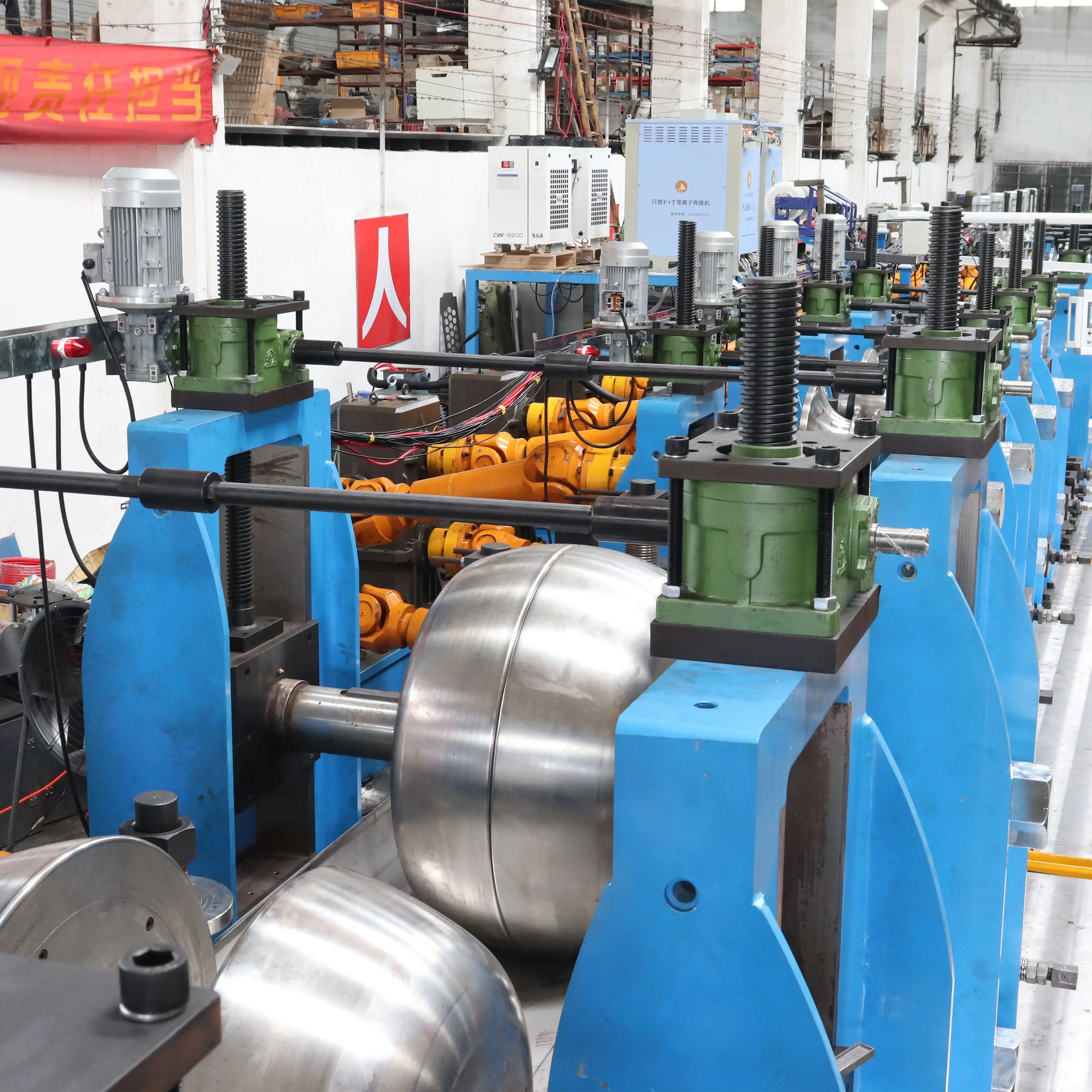 High Precision Tube Forming Solution 406mm Large Diameter Stainless Steel Pipe Making Machine High Precision Tube Mill