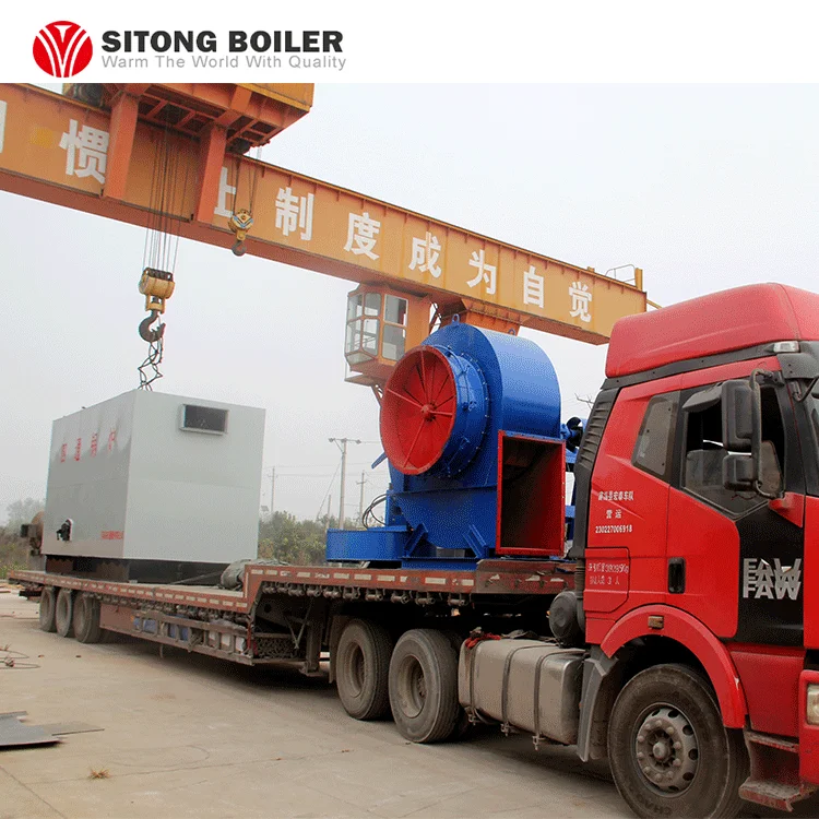 1.4mw 2.8mw Horizontal Industrial Wood Pellet Rice Husk Coal LPG Gas Diesel Oil Fired Hot Air Boiler Price