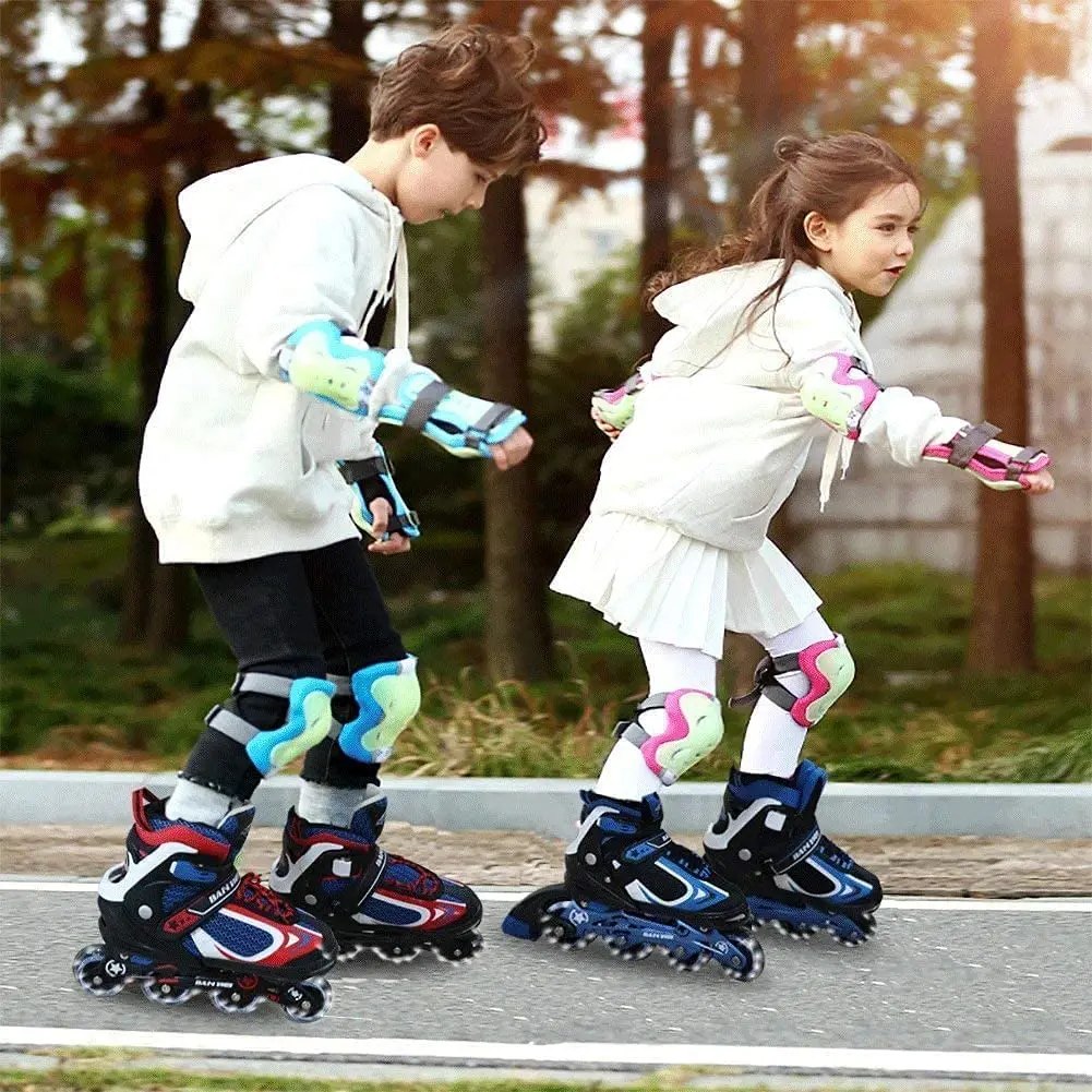 XW High Quality Adjustable Flashing Roller Skates Shoes Wholesale Outdoor Sports Inline Skates For Kids Adult