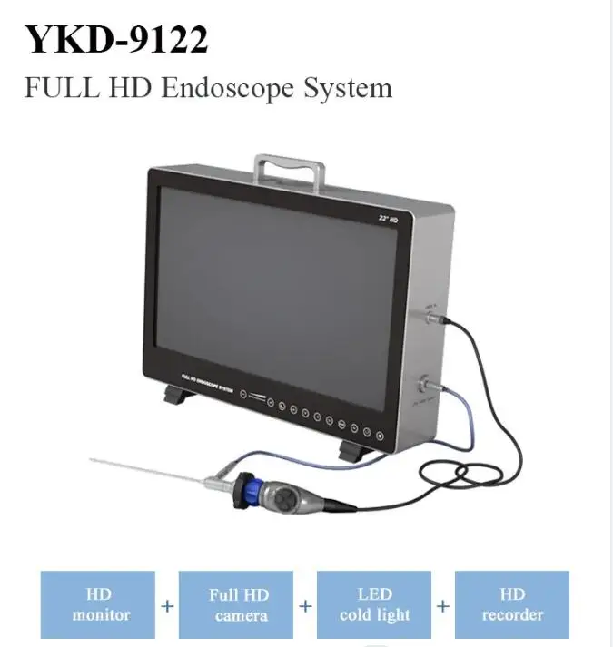 YKD-9122 медицинская Камера-Эндоскоп Full HD эндоскопия Лапароскопическая башня синускоп