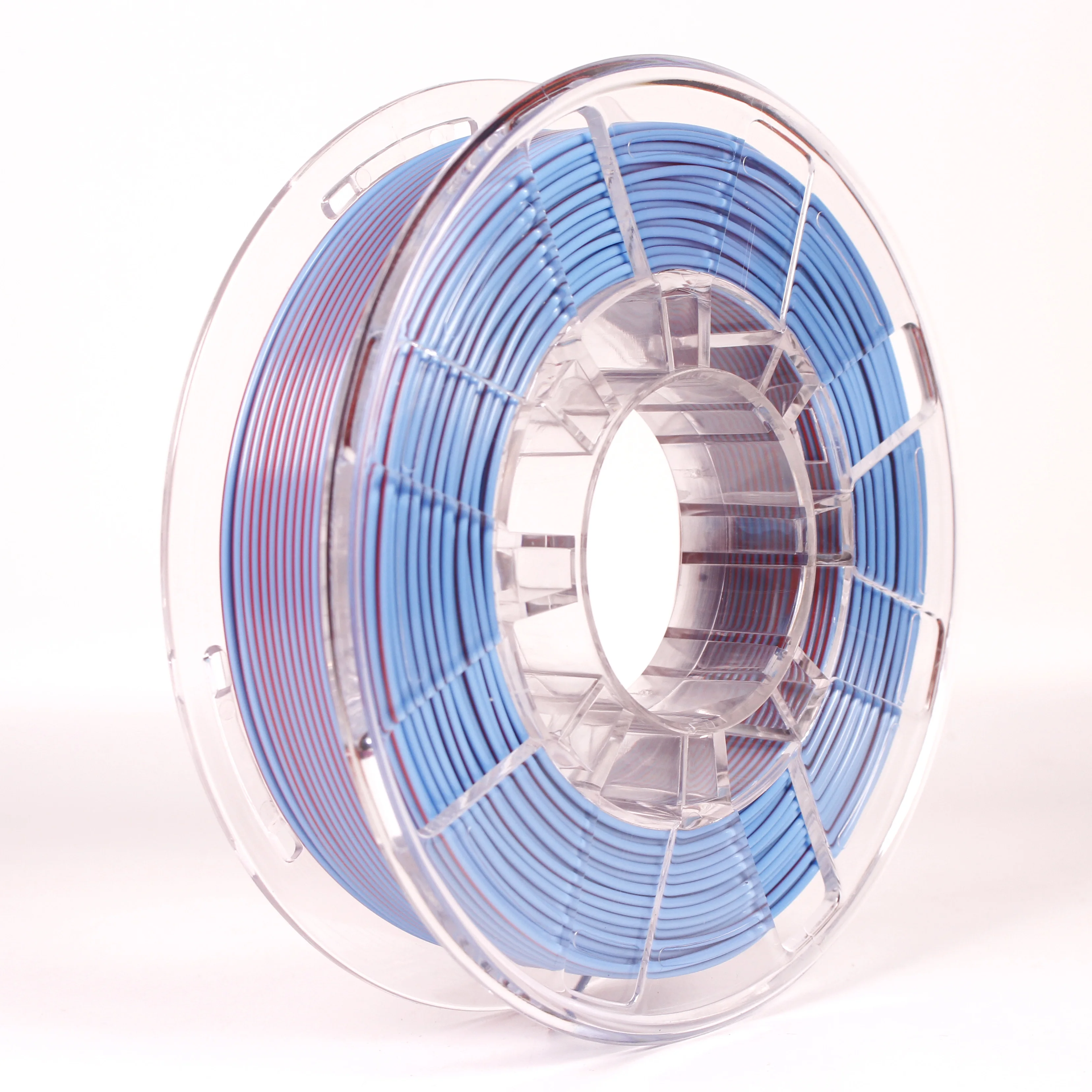 dual color 1.75mm toughness Silk PLA 3d Printing 1.75mm 1KG Magic PLA plus  3D filament tri color filament