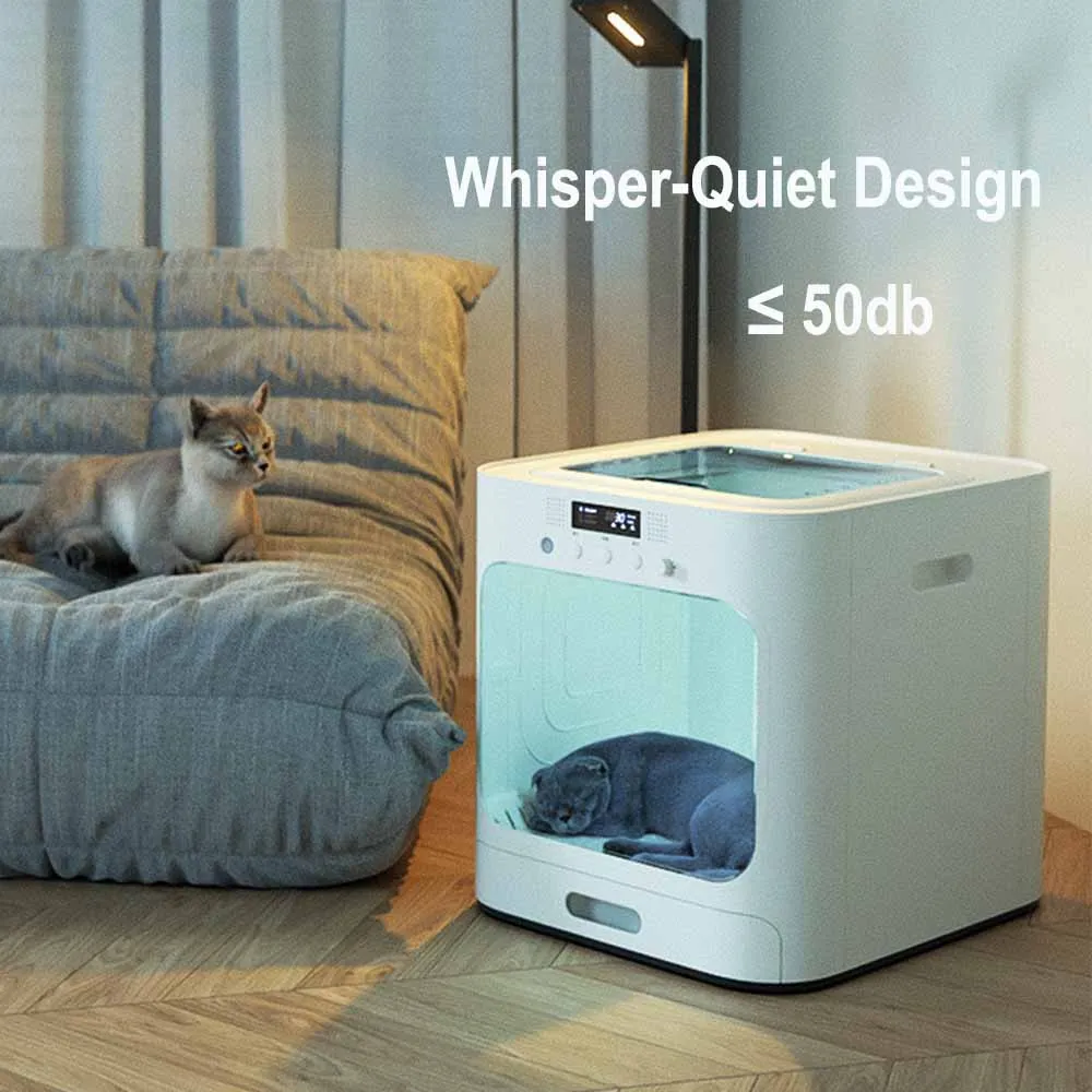 New Arrival Professional Safety Smart Control Upgraded Pet Dog Cat Hair Dryer Box Machine