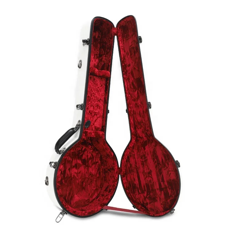 SUN-OBJ WH Rm  Rainbow professional OEM ODM Musical Instrument Case Guitar Ukulele Bass Banjo Fiber Glass Case
