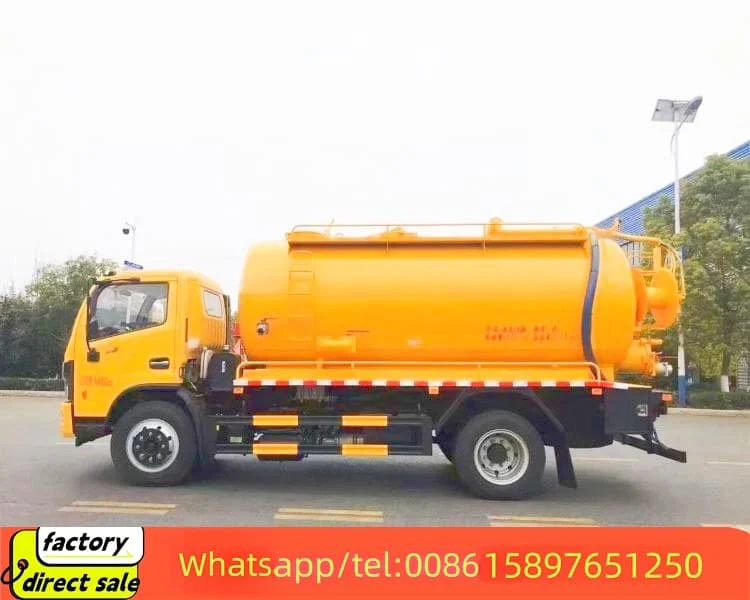 Hot sale Vacuum sewage pump Truck body  4x2 6*4 Truck Vactor 3000L to 20000L Sewage Suction Trucks body for Sale