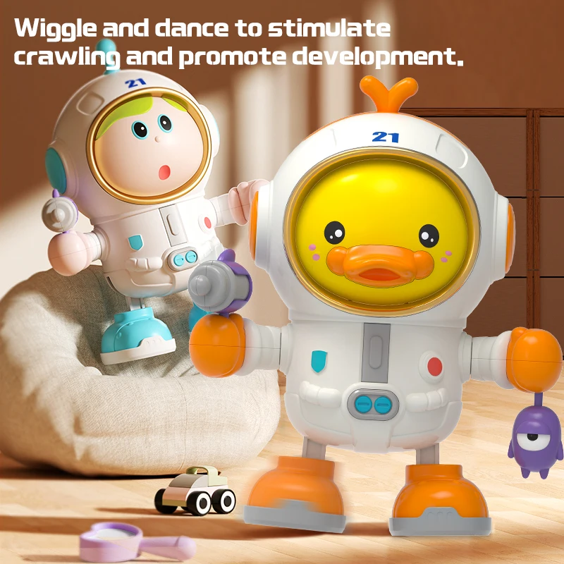 Infant Musical Toys Tummy Time with Music & Lights Learning Toys Dancing Crawling Baby Educational Musical Toys