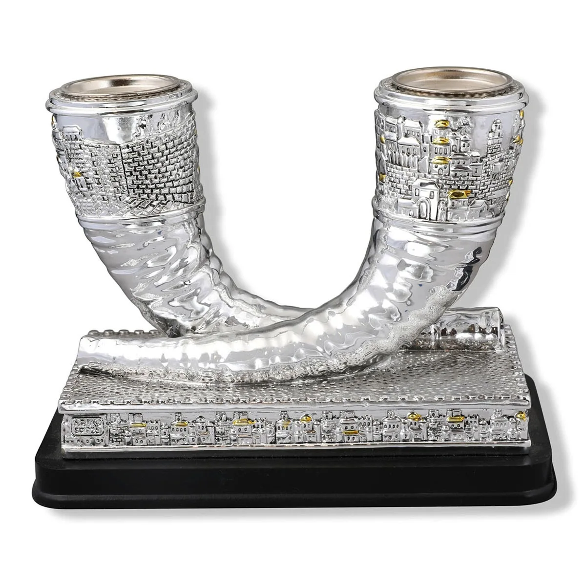 Jerusalem Soufar подсвечник украшение дома Менора еврейское ремесло орнамент металлический держатель для свечи