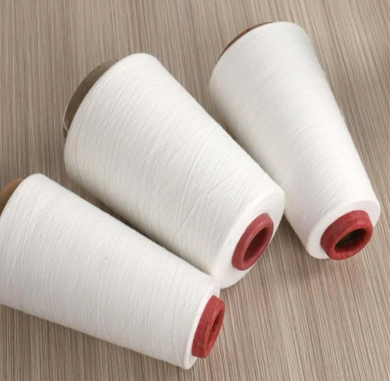 High Quality Tc Ne6  Ne8 s Ne10  Ne12  Ne14/1 Recycle Polyester Cotton Oe Knitting Weaving Yarn For Gloves socks