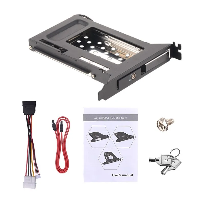 2.5 Inch Sata Mobile Rackmount Server Hdd Enclosure with PCI Aluminum Profile