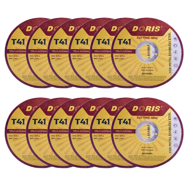 Doris Premium 125mm 5inch Cutting Disc Aluminium  Abrasive Metal Cutting Discs For Angle Grinders Abrasive Discs free sample