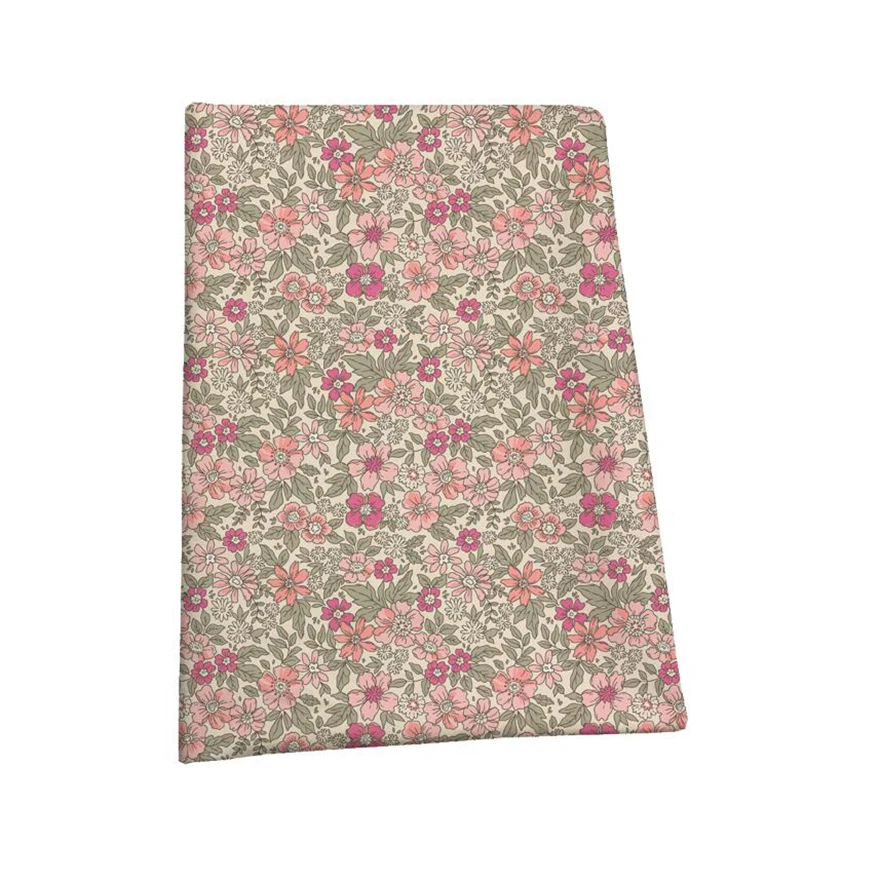 The factory outlet small flowers design thin cotton customize digital printing tana liberty fabric cotton lawn for clothing