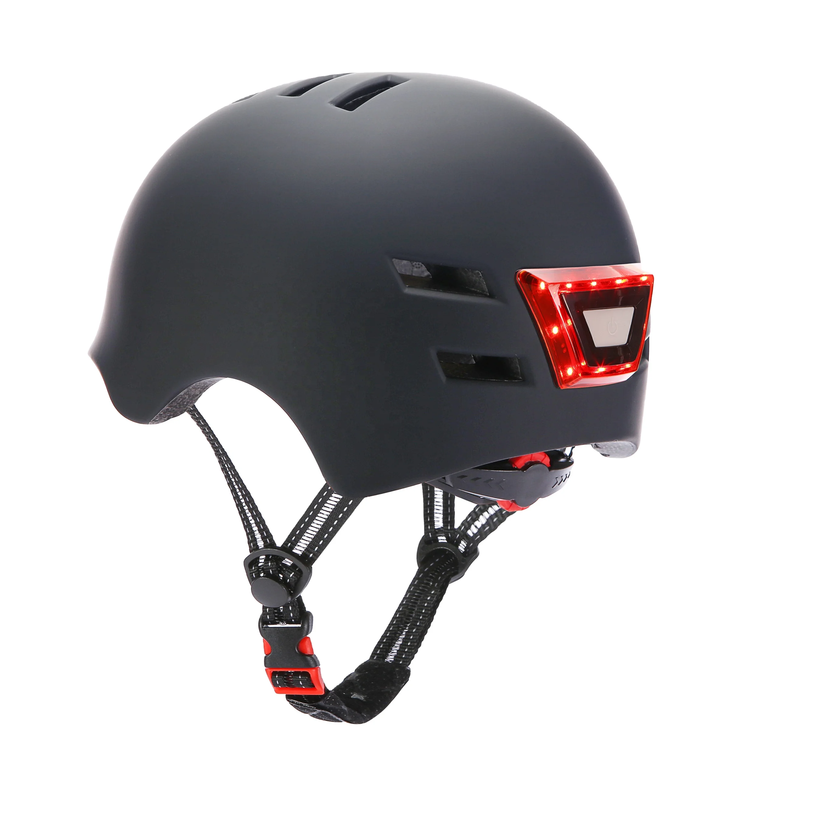 LED front and rear warning Personalized motorcycle helmets scooter bike helmet with lights