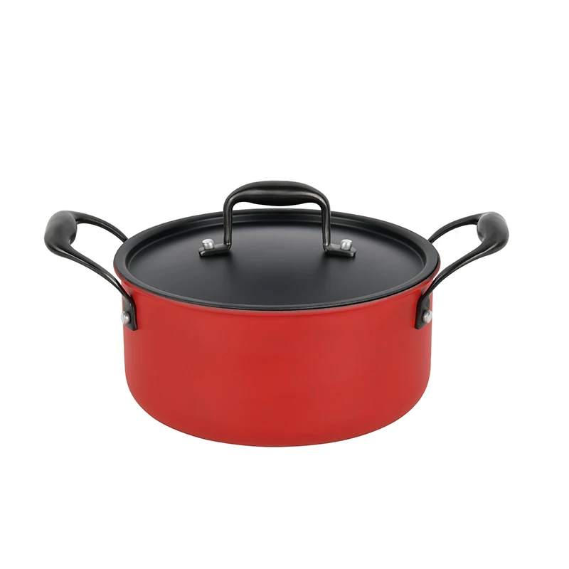 Wholesale Luxury Aluminium Alloy Soup & Stock Pots Small Non Stick Pot Soup Cookware with Aluminum Lid Casserole Soup Pot