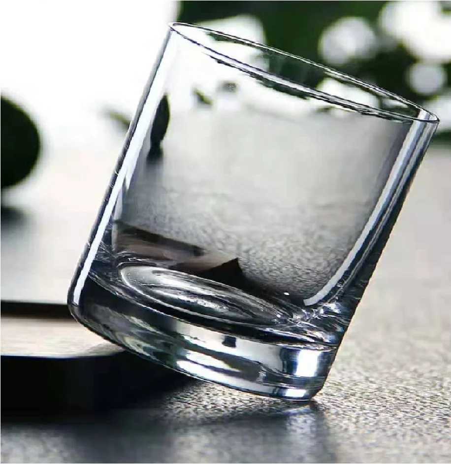 Private Labels Straight Body Round Sublimation Fancy Lead free Crystal Glass Whiskey Tasting Whisky Glass Tumbler for restaurant