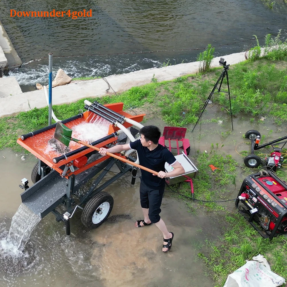 3-5 TPH ATV Gold Shaker Wash Plant