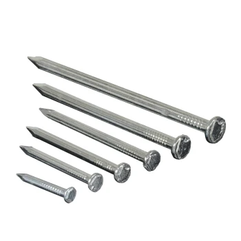 Concrete  Cement Nail Masonry Nail Steel Silver ISO Building Construction Hot-dip Galvanized Smooth Black Steel Nail 2in