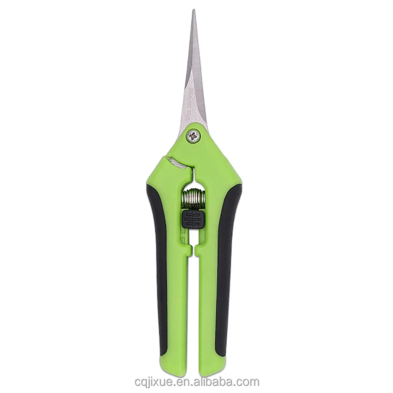 Needle Nose Curved Blade Gardening Scissors Micro Hand Secateurs Pruning Shears Pruners