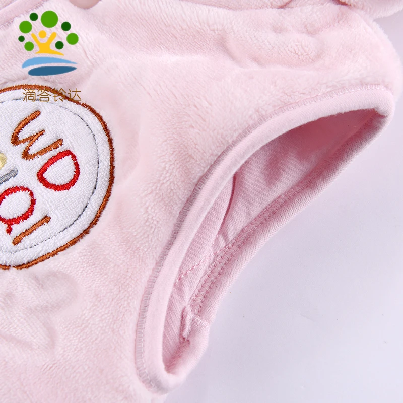 
Safe And Healthy velvet Baby girl Cardigan Vest Hooded Waistcoat 