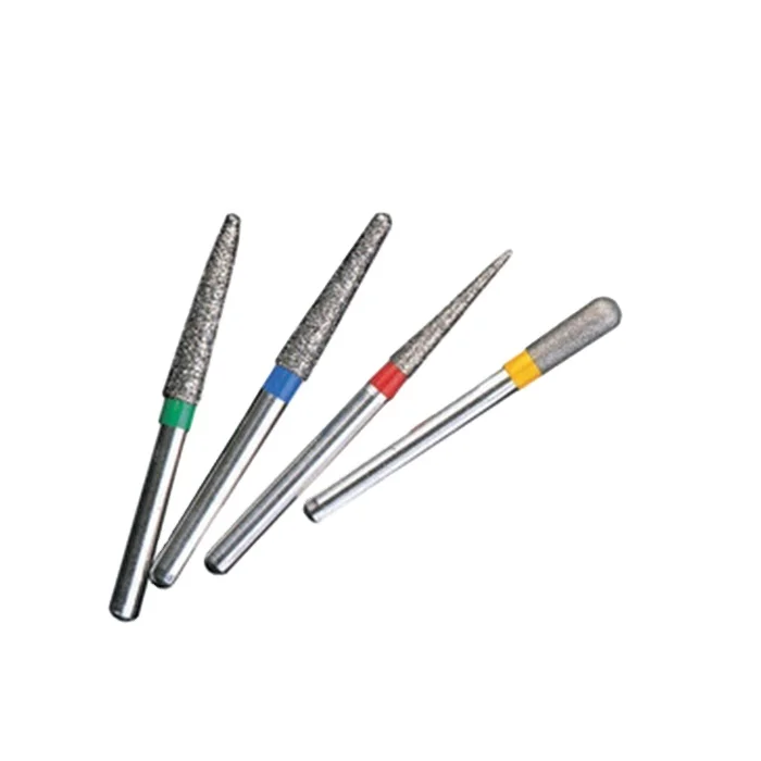 High Speed Dental Diamond Burs Oral Lab Handpiece Burs Polishing Smoothing Dental Cutting Tool