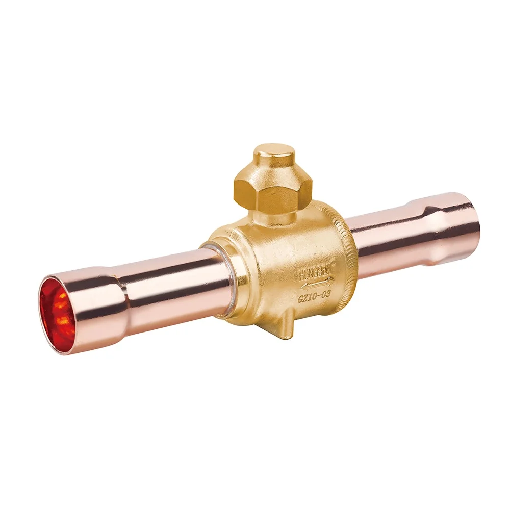 HONGSEN Brass Ball Valve and Refrigeration Ball Valve for air conditioning system
