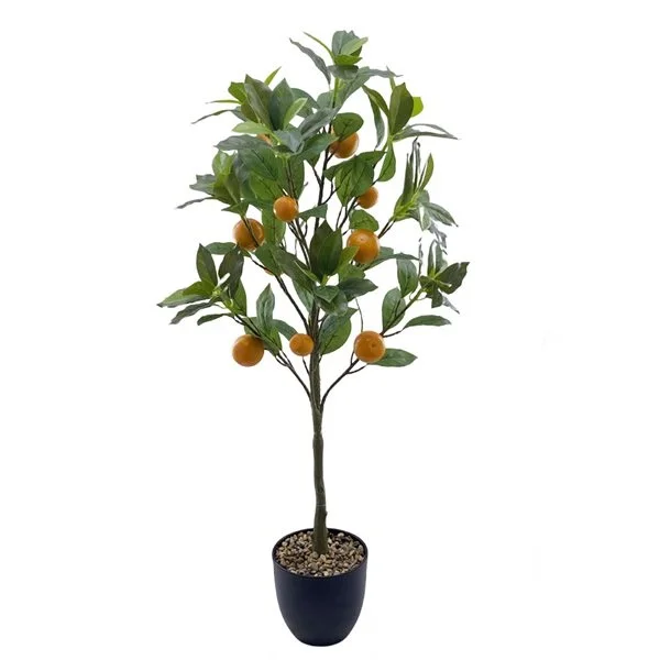 Tizen High Quality Homeware Plastic Fake Plants Bonsai Artificial Hawthorn Tree In Pvc Pot For Indoor Decoration
