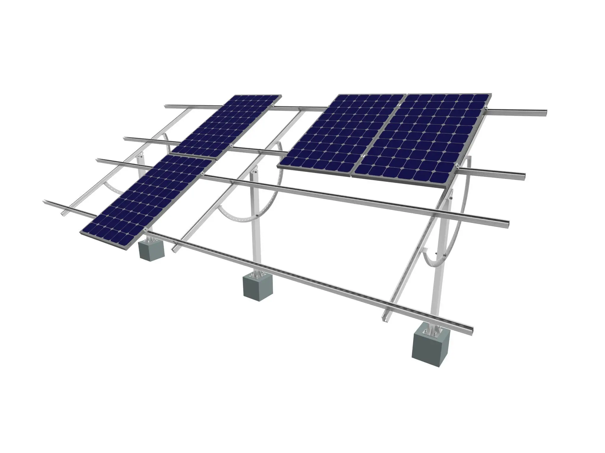 Strength Factory Direct durable wind resistant ground roof solar panel support