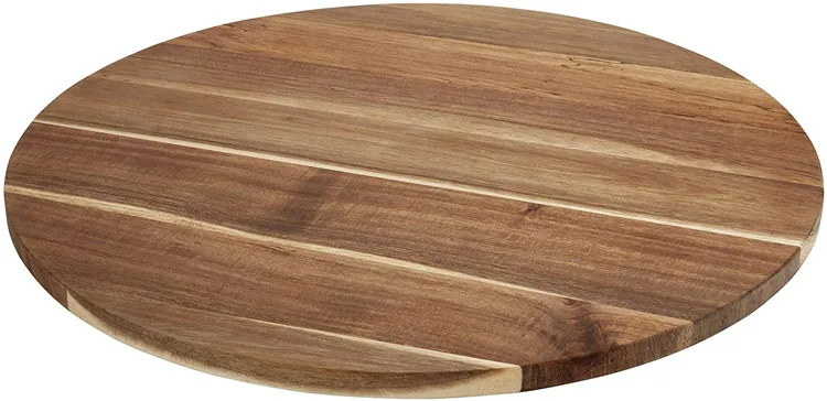 18 inch stylish  and functional Acacia Wood Lazy Susan Turntable