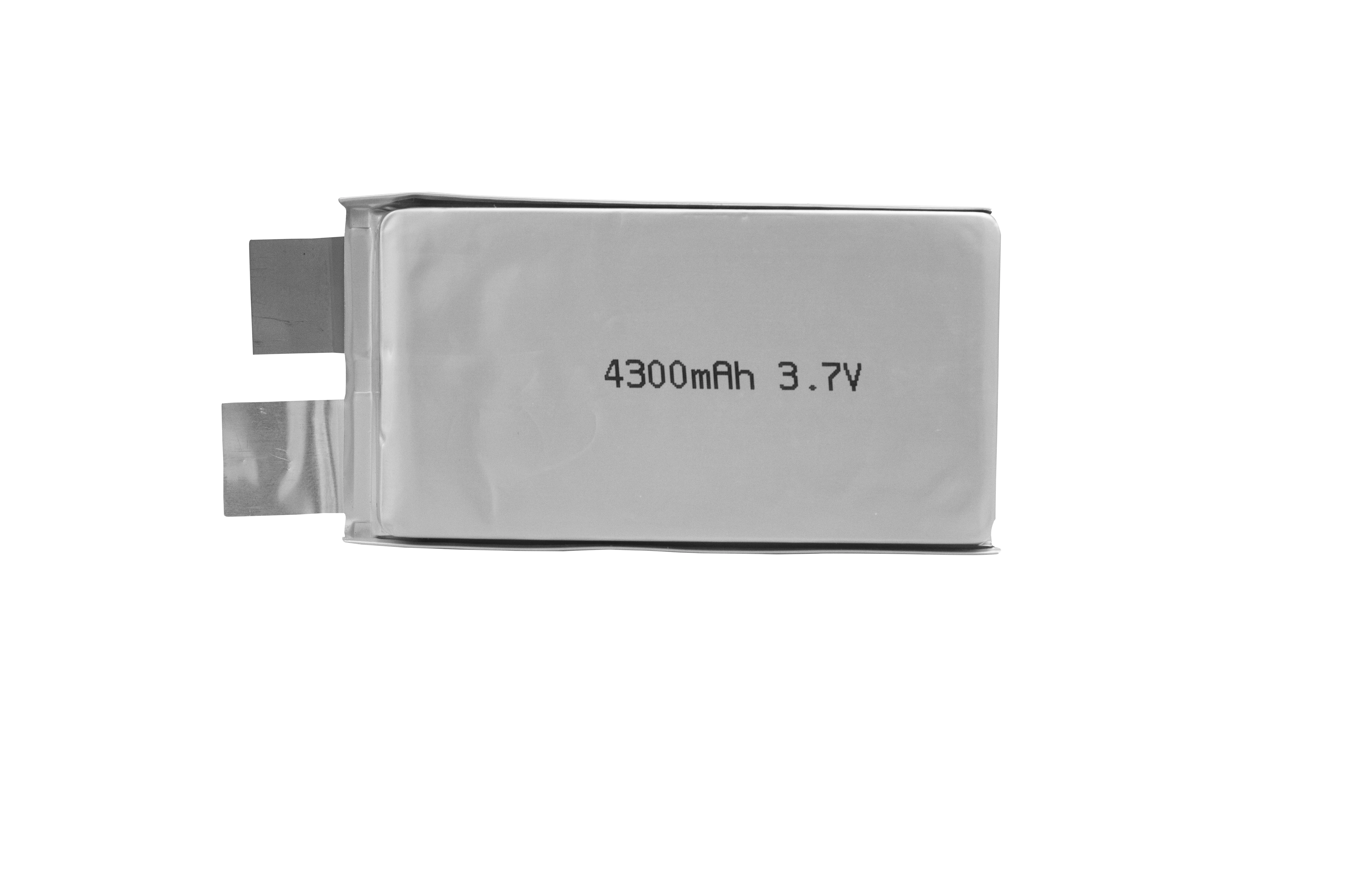 Factory OEM/ODM 4300mAh 3.7V Lithium Polymer  Lipo Battery Cell