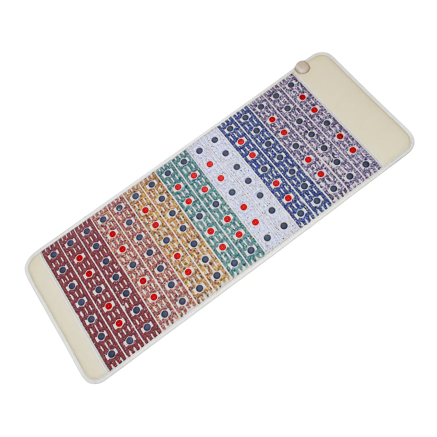 oem health care amethyst photon heating mat chakra rainbow amethyst photon pemf mats far infrared heat amethyst mattress