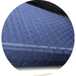 golden honeycomb Colored hybrid aramid carbon fiber fabric