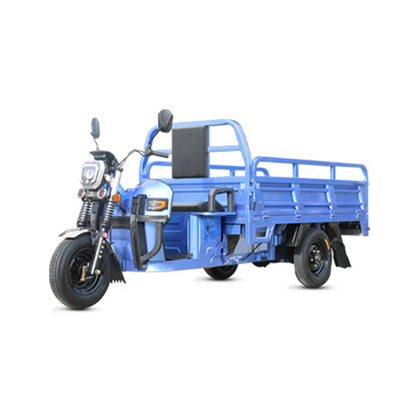800w-1000w three-wheel electric vehicle factory pull cargo self-unloading open type carrying goods electric tricycle