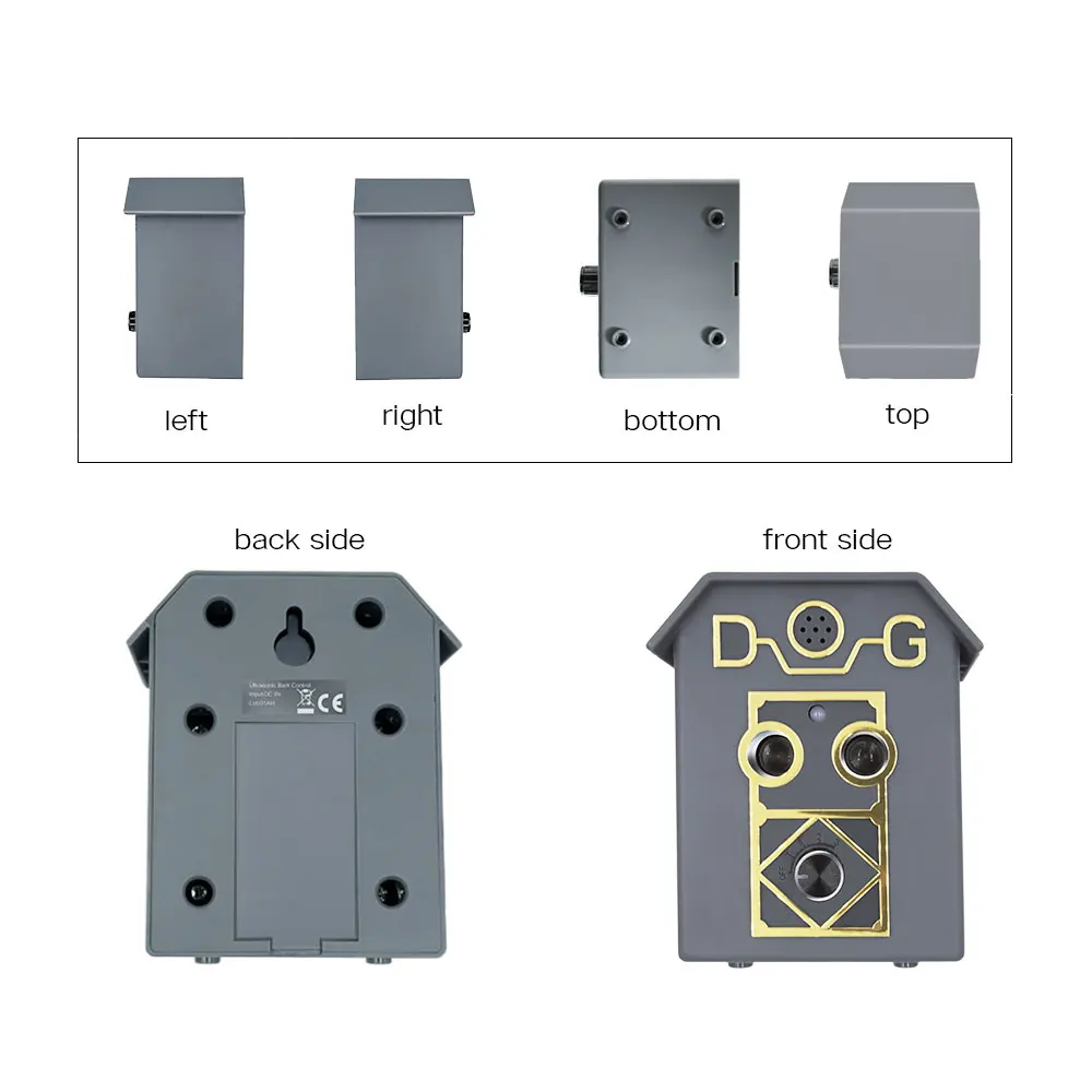 Dual sensors Long range dog barking deterrent rainproof birdhouse outdoor ultrasonic Dog Silencer for outdoor barking Control