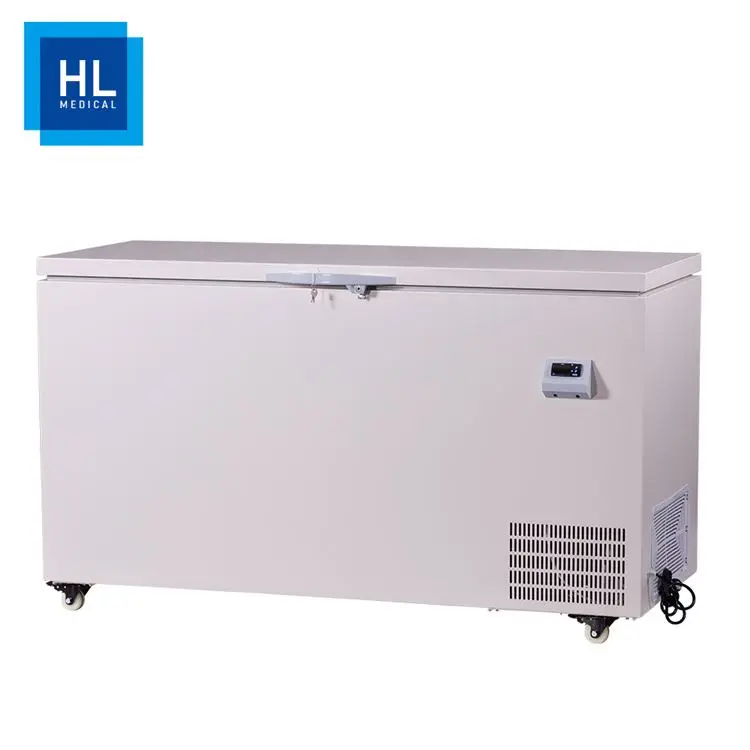 -60 Degree Large Commercial Fish and Meat Cryogenic Horizontal Deep Freezer 420 Liter Electric Single Door SWING Door Household