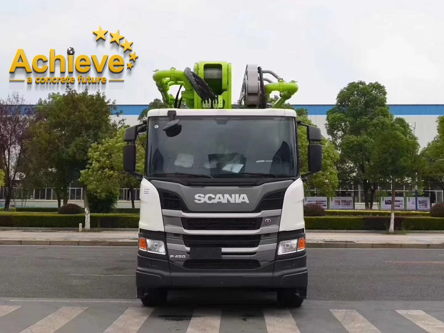 HOT SALE China Trade M67 meter Refurbished Pump Used zoomlion 67X-7RZ Diesel Cement Concrete Pump Truck