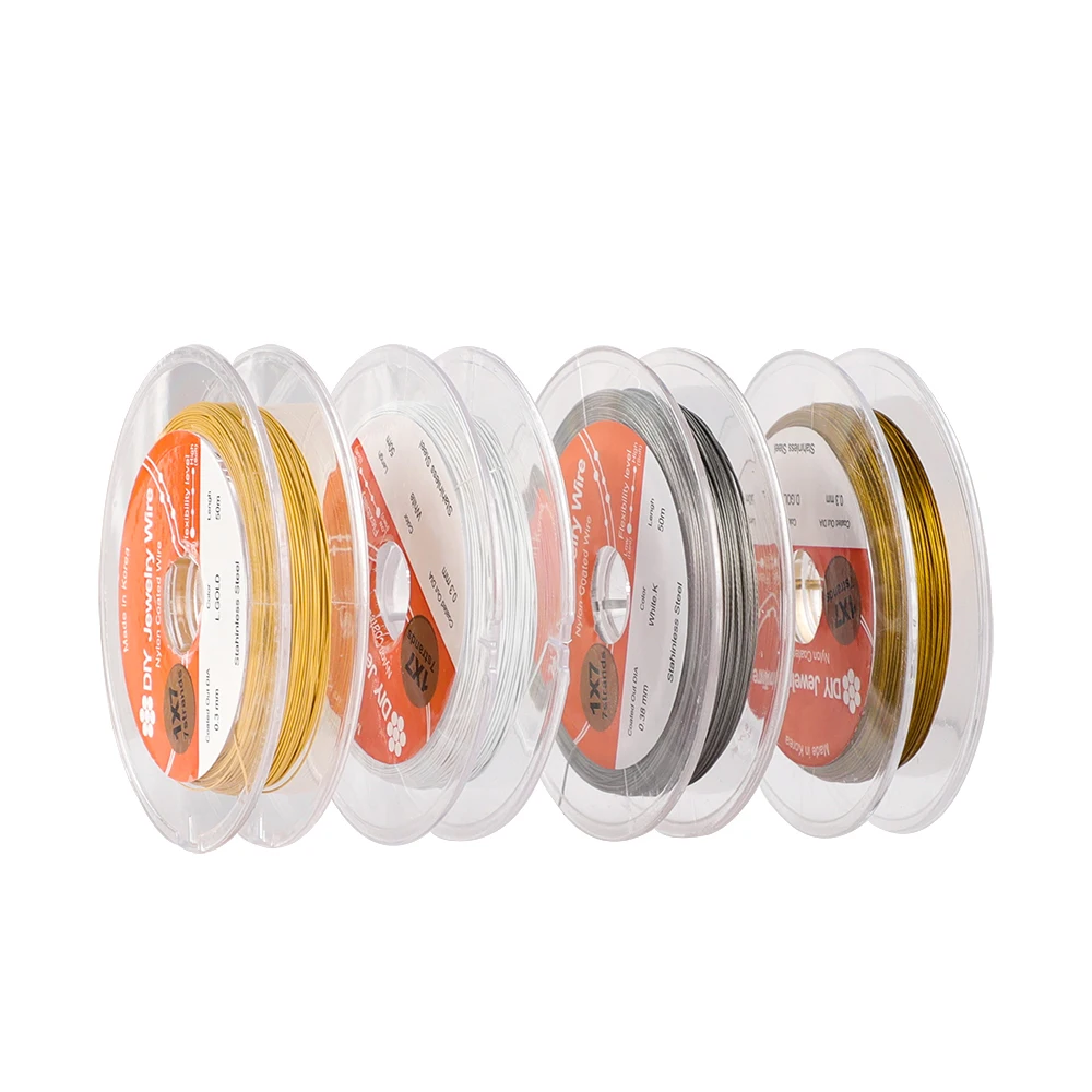 7 in 1 South Korea wire for jewelry making Color retention Stainless steel wire for jewelry making