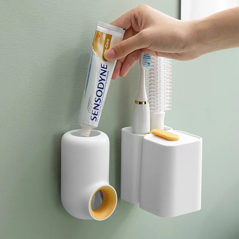 multifunctional bathroom plastic cream tube squeezing dispenser toothpaste squeezer Holder toothpaste dispenser