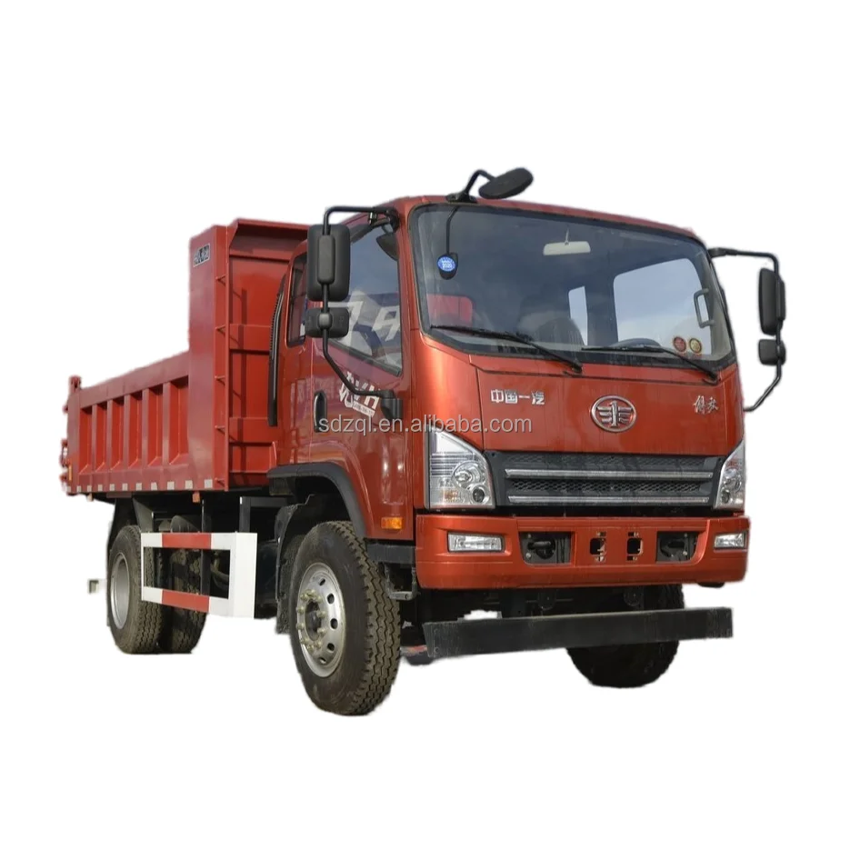 RHD FAW Tiger VH Light Duty 7 Tons Load 4WD Mini Dump Truck 4x4 with Right Steering Wheels