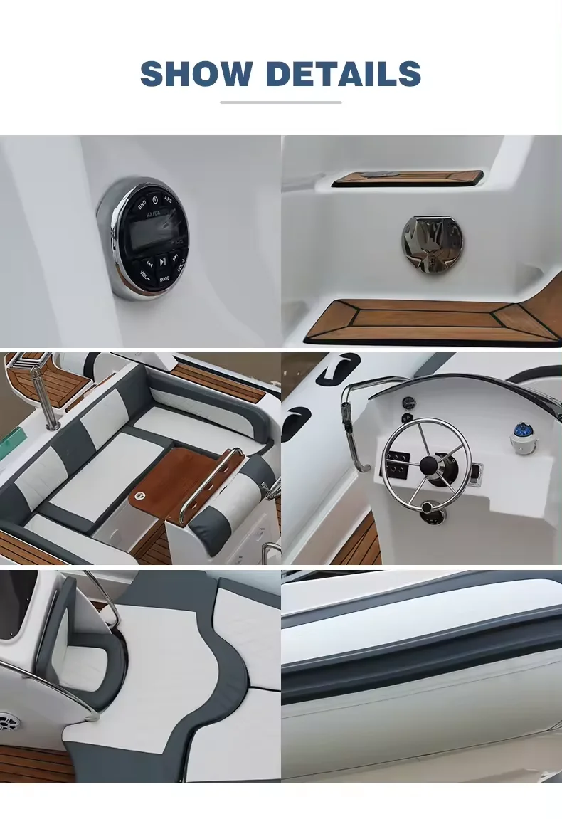 23ft  13 people RIB700 Hypalon PVC rubber boat yacht luxury