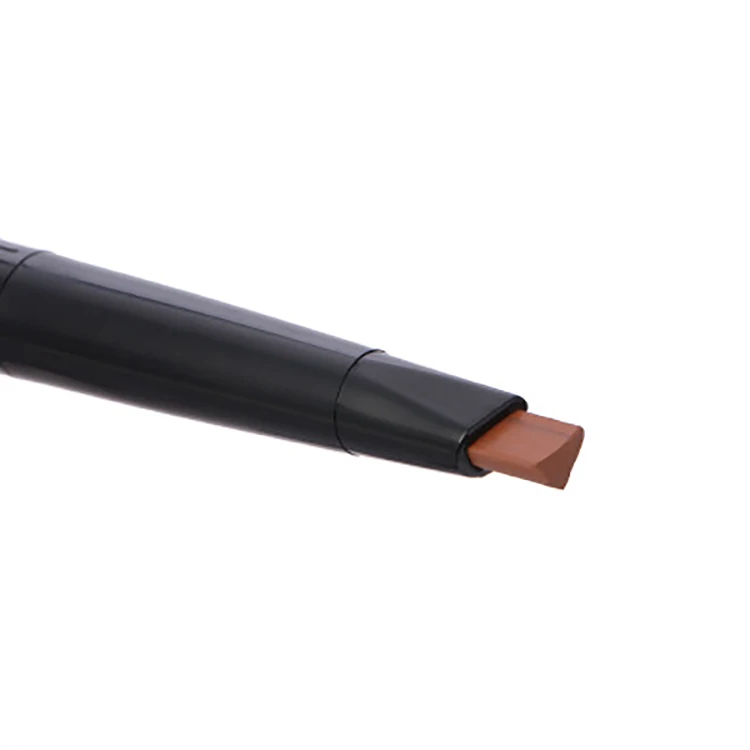 Makeup New Waterproof And Sweatproof Lasting Non-Marking Makeup Pen Double Head Triangle Automatic Rotating Eyebrow Pencil