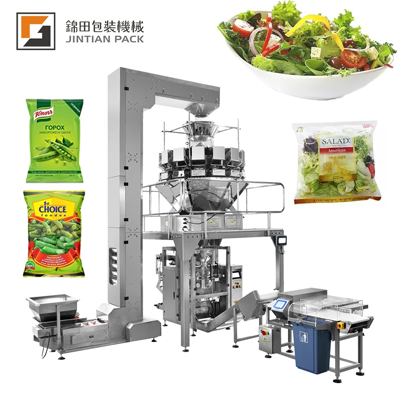 Full Automatic Frozen Vegetable Packaging Machine with high speed