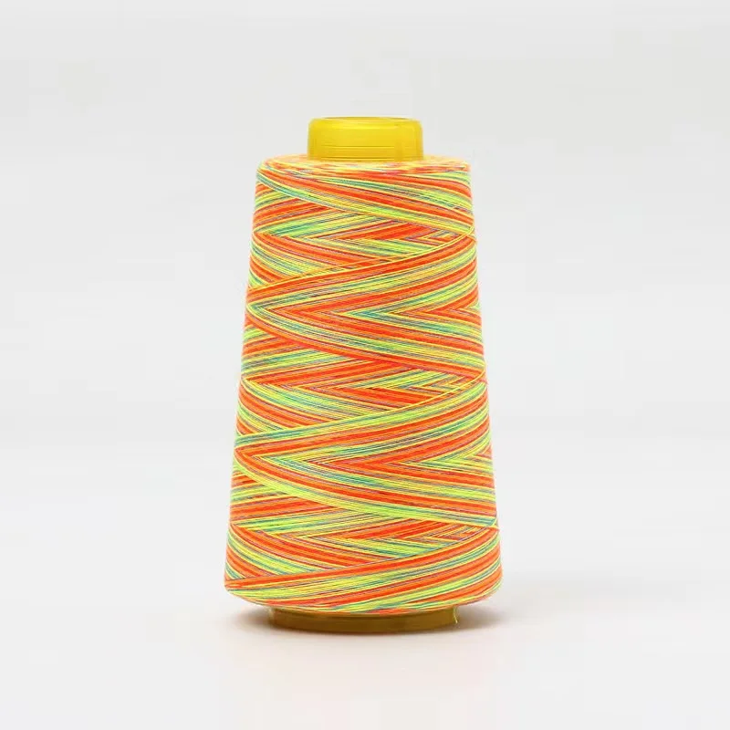 Sewing Supplies Rainbow Colors  Multi  Color 402 Sewing Thread 100% Spun Polyester Thread For Sewing
