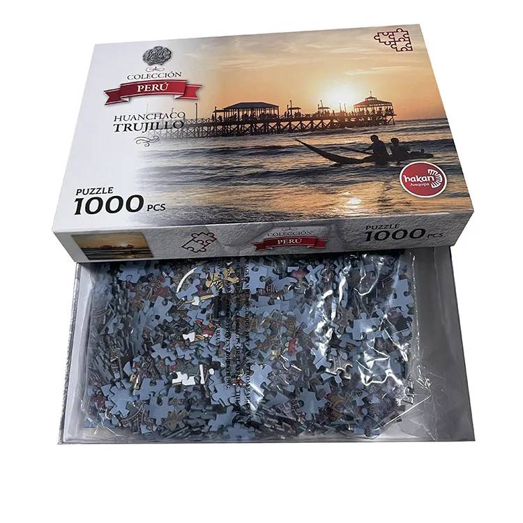 High quality blue board 500piece jigsaw puzzles